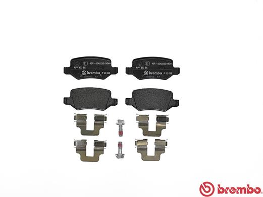 A.B.S. P 50 058 BREMBO Bremsbelagsatz, Scheibenbremse